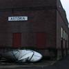 Retired bus station and propeller