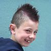 my nephew aaron the budding punk rocker