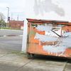 crooked dumpster